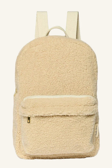 BAKPOKI STÓR - BEIGE MEÐ VASA