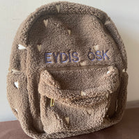 BAKPOKI STÓR - BROWN MEÐ HJÖRTUM